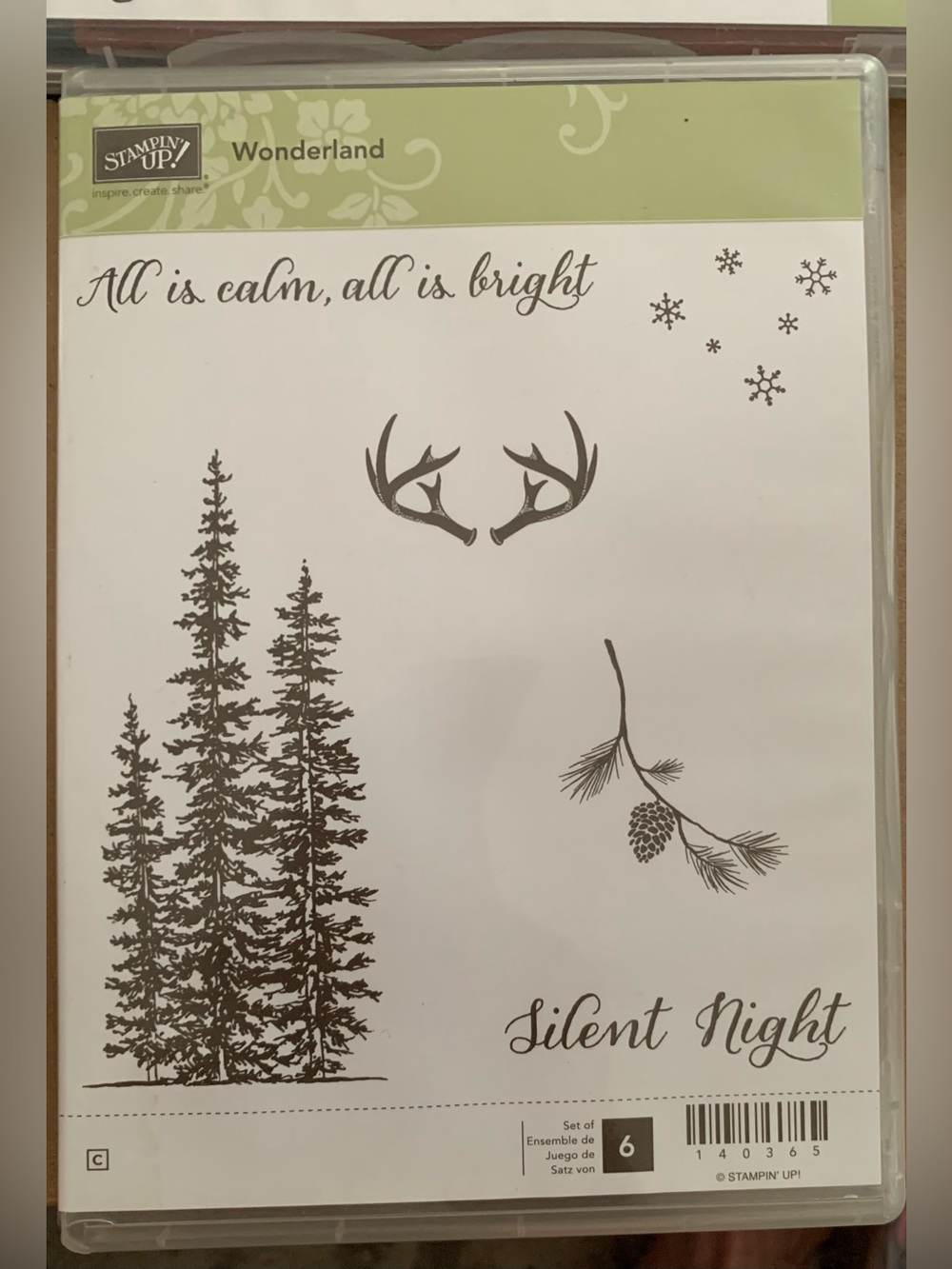 Stampin' Up! Wonderland Stamp Set - Silent Night